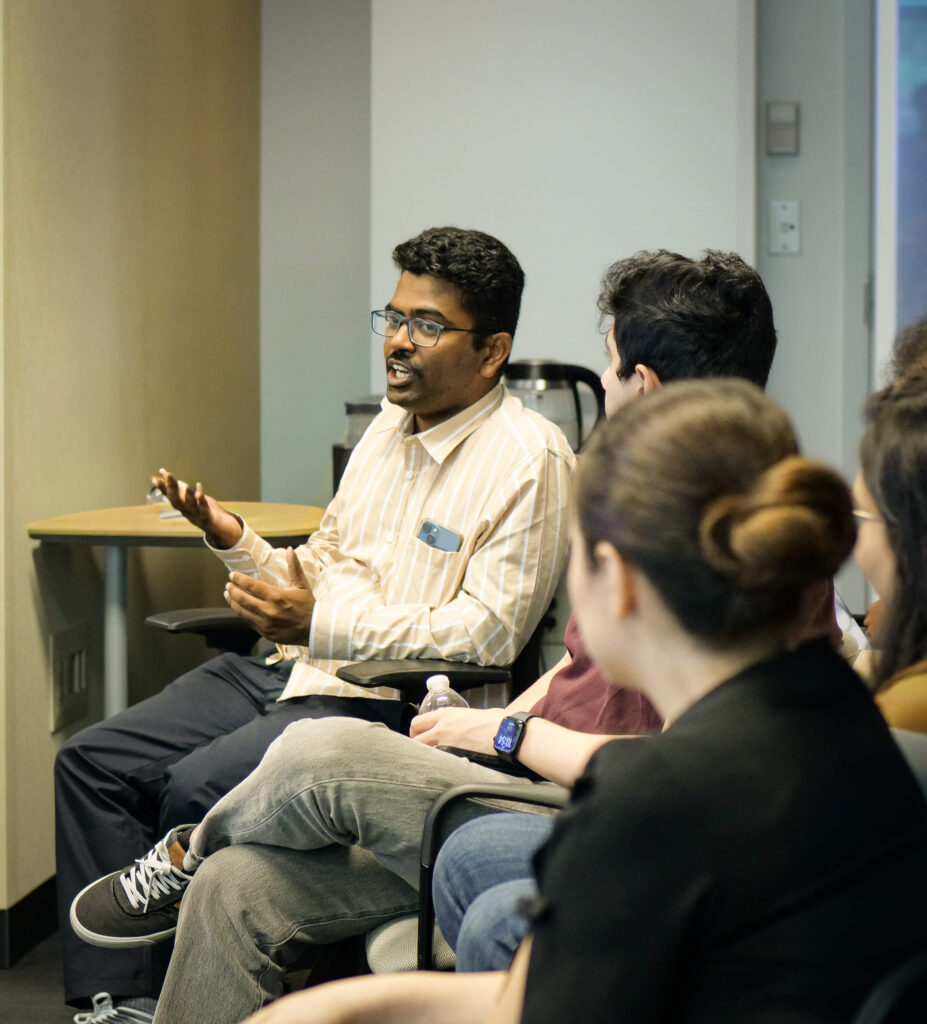 The ProcessMiner team in a group discussion