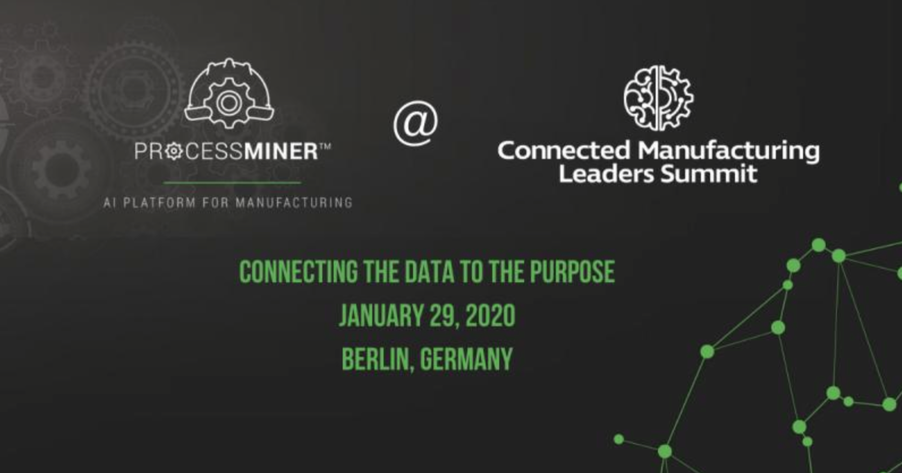 ProcessMiner at Connected Manufacturing Leaders Summit